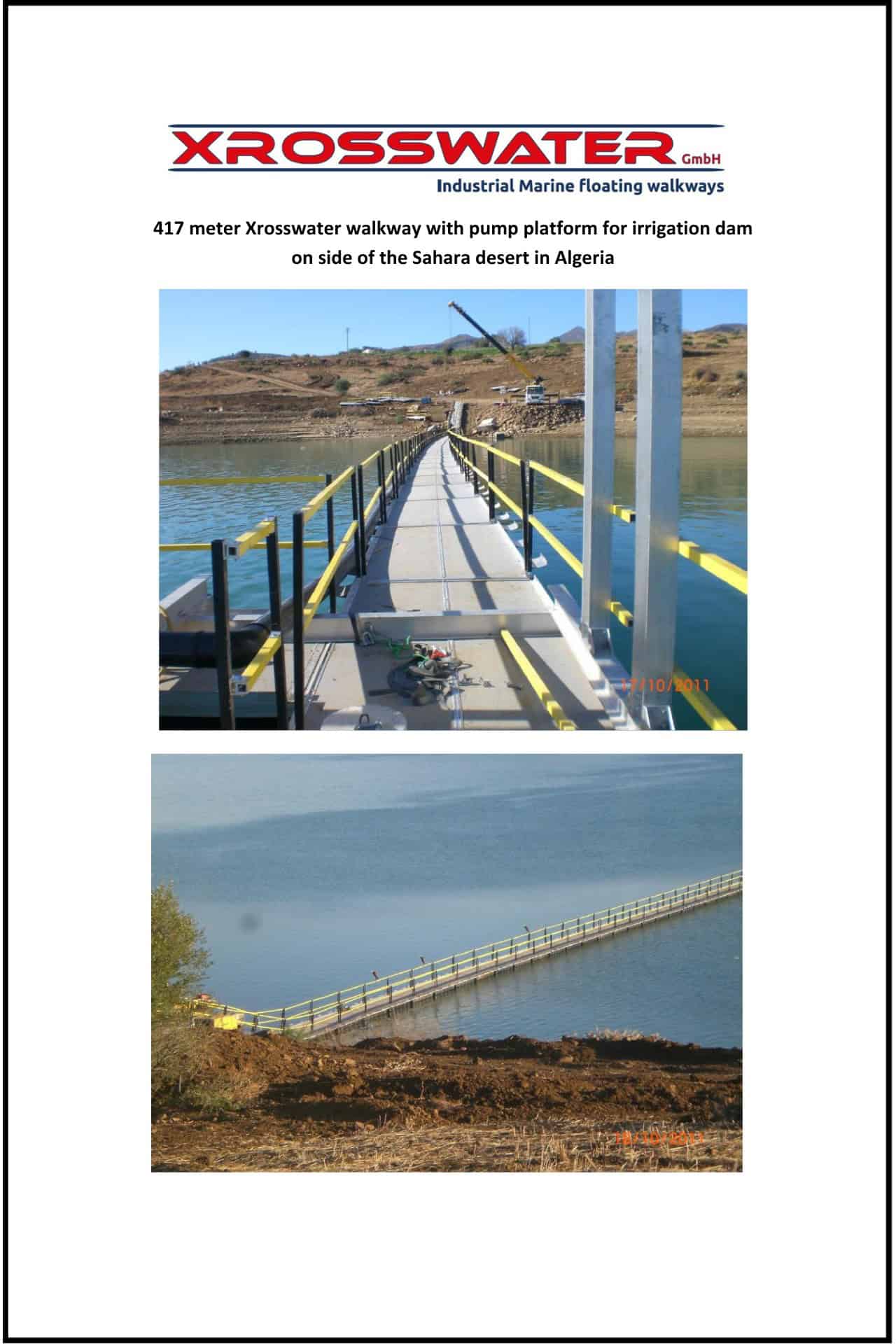 Case history cover: Algerian irrigation project