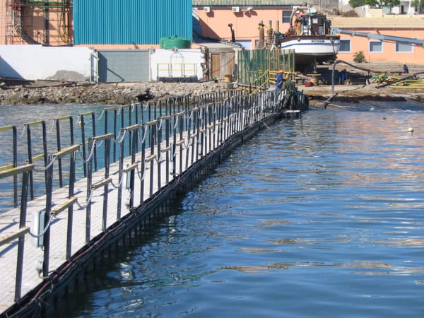 Xrosswater jetty on the Namibian coast